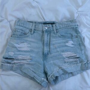 Aeropostale High Rise Mom Jean Short